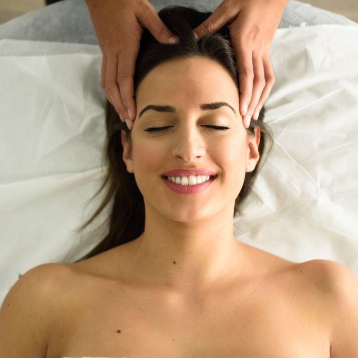 Hot Oil Head Massage